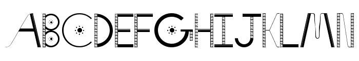 Notch Eight Regular Font UPPERCASE