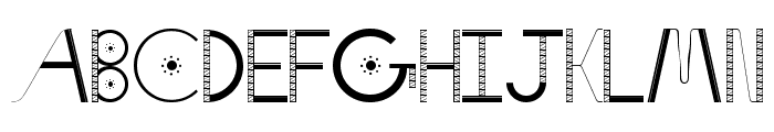 Notch Eight Regular Font LOWERCASE