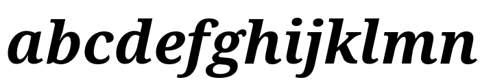 Noto Serif Bold Italic Font LOWERCASE