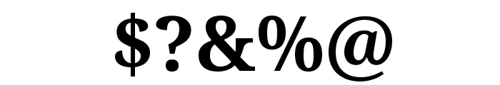 Noto Serif Bold Font OTHER CHARS
