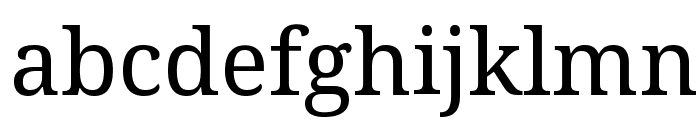 Noto Serif Font LOWERCASE