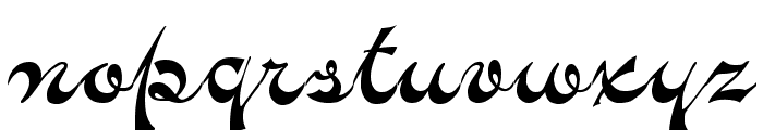 Novelty Script plain Font LOWERCASE
