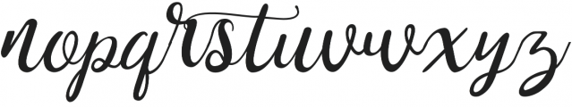 noelan script otf (400) Font LOWERCASE