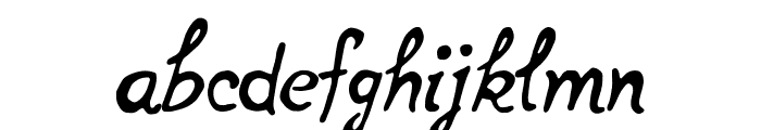 notperfect regular Font LOWERCASE