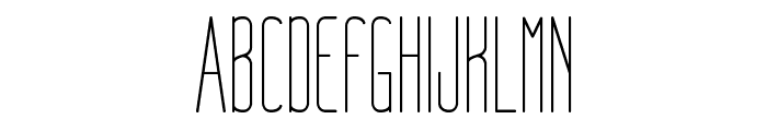 NueLight Font UPPERCASE