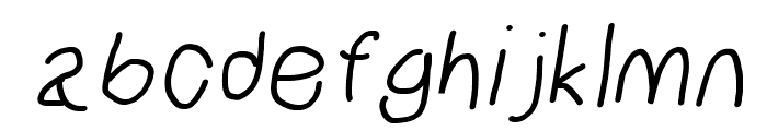 NumbBunny Italic Font LOWERCASE