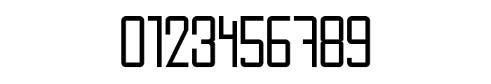 Number 19000 Regular Font OTHER CHARS