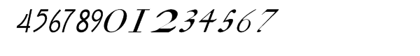 Numbers 2 Font LOWERCASE