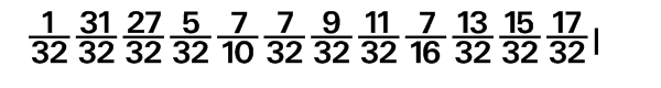 Numerics 11 Font LOWERCASE