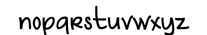 Nymph's Handwriting Font LOWERCASE