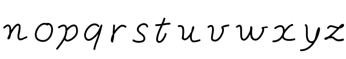 OCTOBER Font LOWERCASE