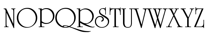 Occidental Font UPPERCASE