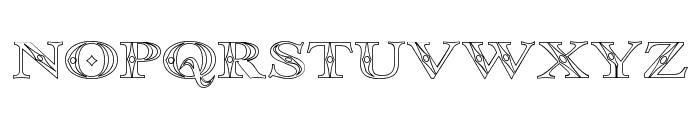 Occoluchi Outline Font LOWERCASE