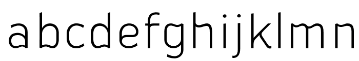 Oceania Display Light Font LOWERCASE