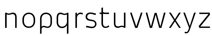 Oceania Display Light Font LOWERCASE
