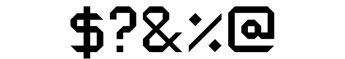 Octagon Regular Font OTHER CHARS