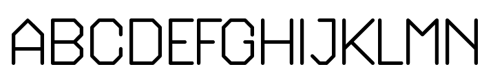 Octagonal Bold Font UPPERCASE