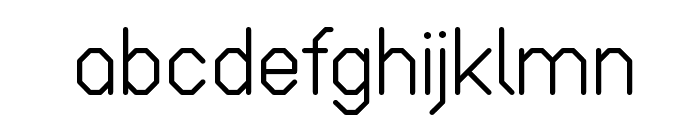 Octagonal Bold Font LOWERCASE