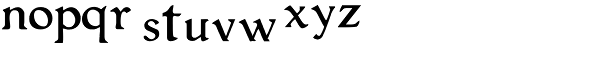 Octavian Font LOWERCASE