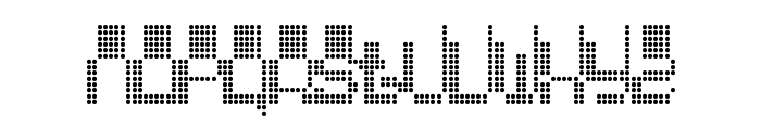 Oddessey 5000 Font LOWERCASE