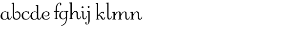 Odette-Regular Font LOWERCASE