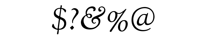 OFL Sorts Mill Goudy Italic Font OTHER CHARS