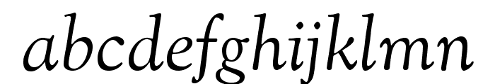 OFL Sorts Mill Goudy Italic Font LOWERCASE