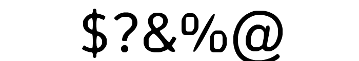 Off-curve Font OTHER CHARS