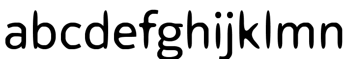 Off-curve Font LOWERCASE