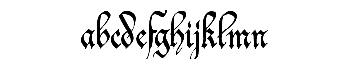 Offenbach Chancery Font LOWERCASE
