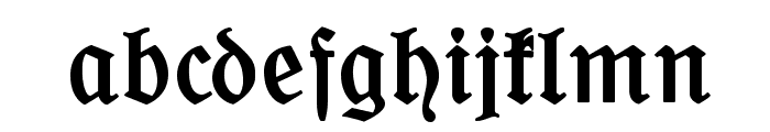 OffenbacherSchwabacherCAT Font LOWERCASE