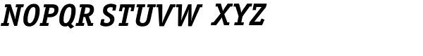 Officina Serif Std-Bold Italic Font UPPERCASE