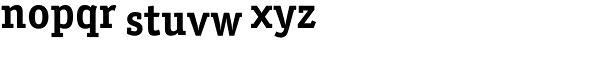 Officina Serif Std-Bold Font LOWERCASE