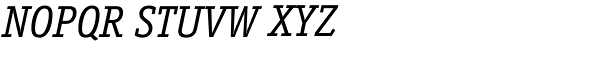 Officina Serif Std-Book Italic Font UPPERCASE