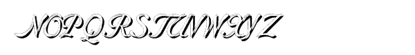 Ogden Shadow Font UPPERCASE