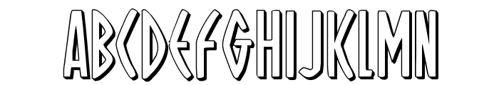 Oh Mighty Isis 3D Font UPPERCASE