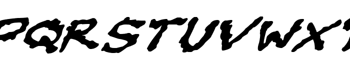 Oilslick Italic Font LOWERCASE