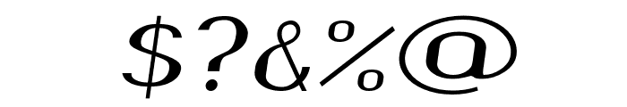 okolaks Bold Italic Font OTHER CHARS