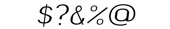 okolaks Regular Italic Font OTHER CHARS