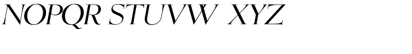 OL Egmont Medium Italic Font UPPERCASE