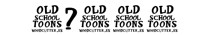 Old School Toons Font OTHER CHARS