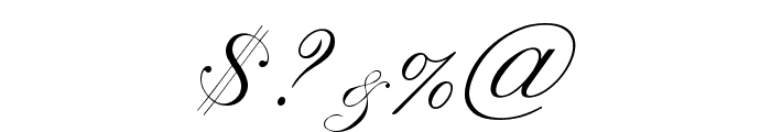 Old Script Font OTHER CHARS