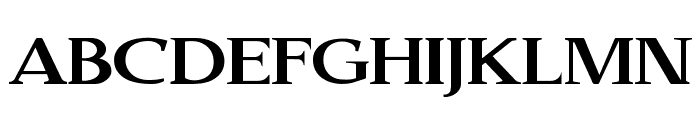 Old Serif Gut Font LOWERCASE