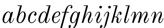 Old Standard Italic Font LOWERCASE