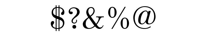 Old Standard Regular Font OTHER CHARS