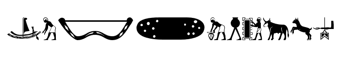 OldEgyptGlyphs Font OTHER CHARS