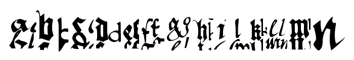 OldTypographicSymphony-Regular Font LOWERCASE