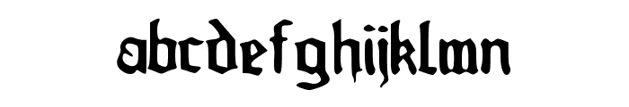 Old_Englished_Boots Font LOWERCASE