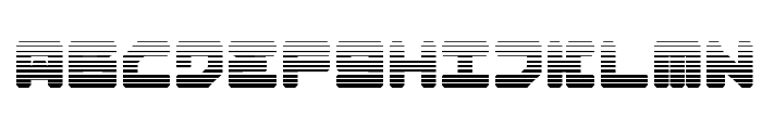 Omega-3 Gradient Font UPPERCASE