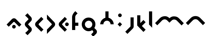 Omikron Font LOWERCASE